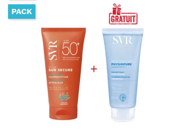 SVR SUN SECURE BLUR SPF50+ gel moussant offert