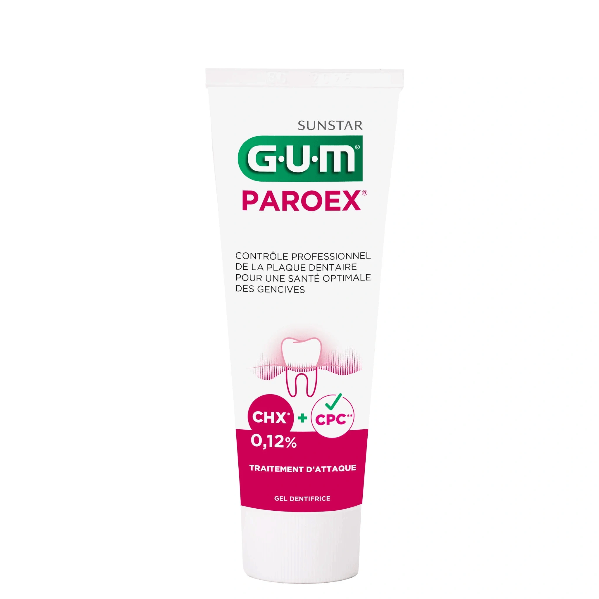 GUM DENTIFRICE PAROEX 75 ML