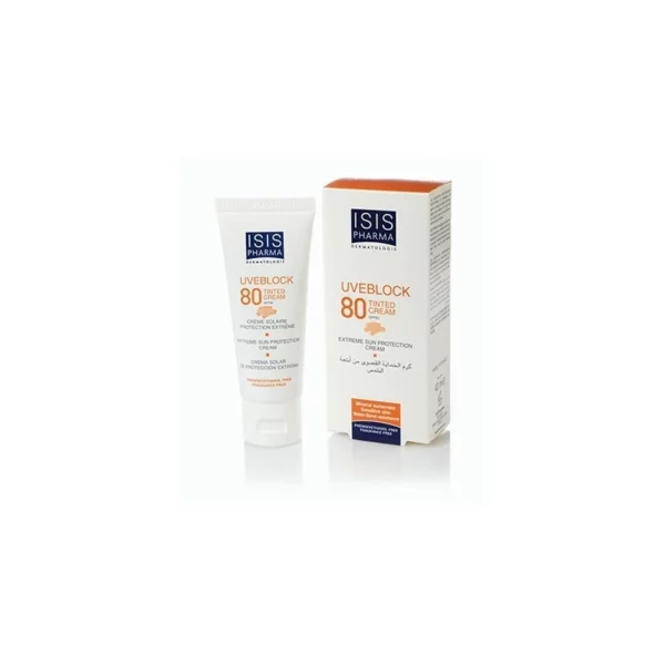 ISISPHARMA UVEBLOCK 50+ FLUIDE TEINTE 40ML
