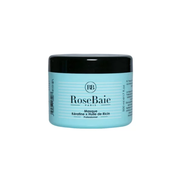 RoseBaie Masque à La Kératine et à L’huile de Ricin 500ml