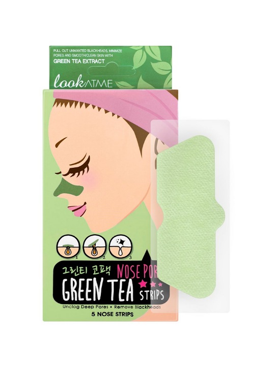 LOOK AT ME NOSE PORE STRIPS GREEN-TEA