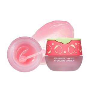 LOOK AT ME STRAWBERRY+HONEY  MOISTURIZING LIP BALM