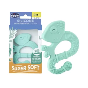 CHICCO ANNEAU DE DENTITION SOFT ET CLEAN IGUANE +2M