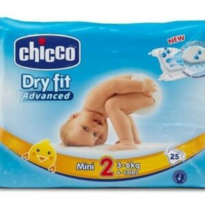 CHICCO DRY FIT COUCHE MINI 3-6KG 25 PIECES
