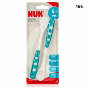 NUK 2 CUILLERES EN SILICONE 6M+
