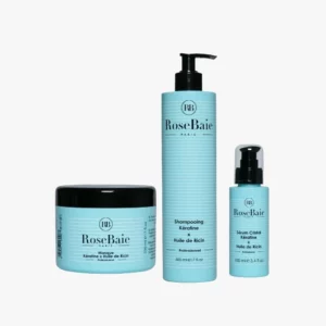 RoseBaie Trio Huile de Ricin Shampoing Masque et Sérum