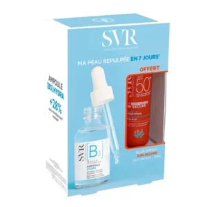 SVR COFFRET [B3] AMPOULE HYDRA 30ML+SUN SECURE BLUR SANS PARFUM SPF50+ 15ML (OFFERT)