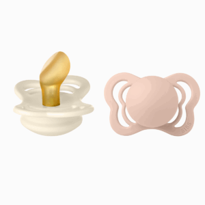 BIBS 02 SUCETTES COUTURE PACIFIER IVORY BLUSH SIZE1 0M+