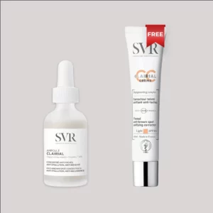 SVR COFFRET CLAIRIAL AMPOULE CONCENTRE ANTI TACHES 30ML+CLAIRIAL CC CREME LIGHT SPF50 40ML (OFFERT)