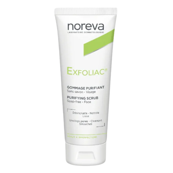 NOREVA EXFOLIAC GOMMAGE PURIFIANT PEAUX A IMPERFECTIONS 50ML