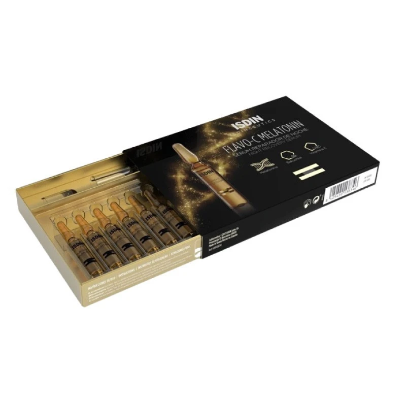 ISDINCEUTICS FLAVO C MELATONIN SERUM REPARATEUR NUIT 10 UNIDOSES DE 2ML