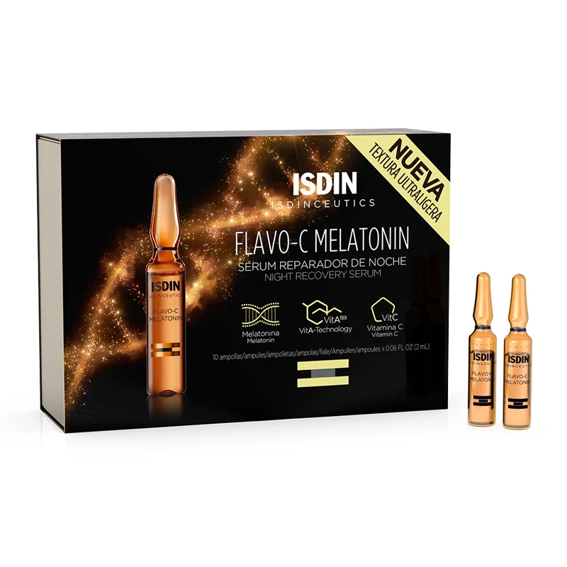 ISDINCEUTICS FLAVO C MELATONIN SERUM REPARATEUR NUIT 30 UNIDOSES DE 2ML