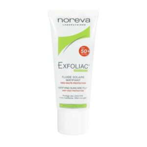 NOREVA EXFOLIAC FLUIDE SOLAIRE MATIFIANT SPF50+ 40ML