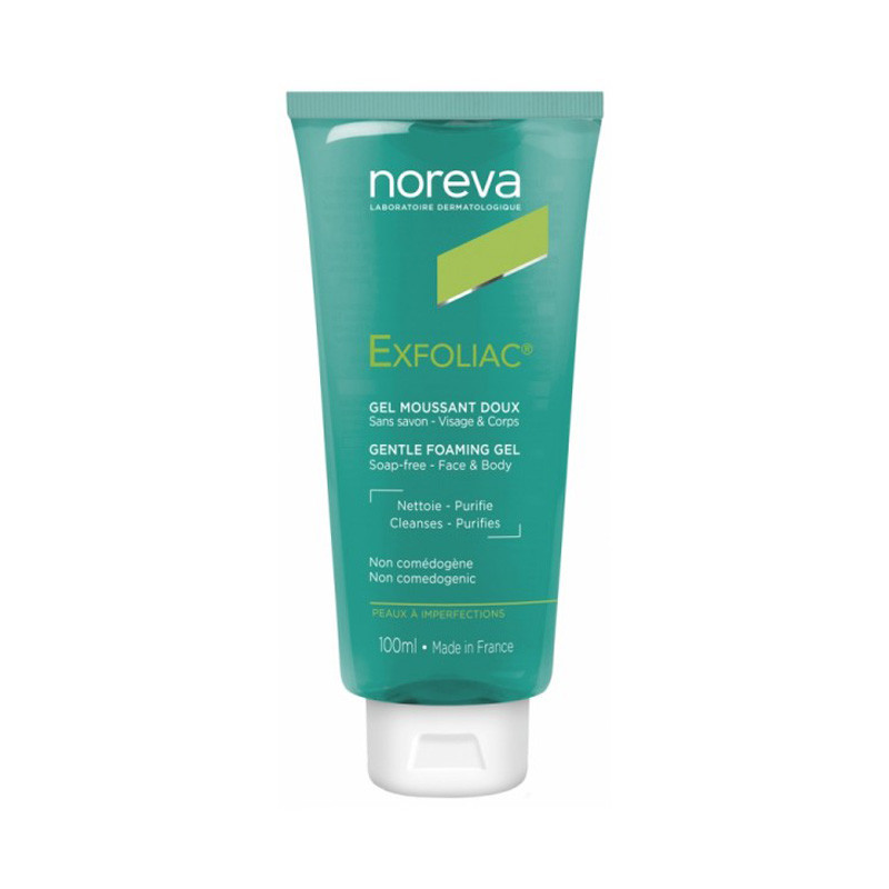 NOREVA EXFOLIAC GEL MOUSSANT DOUX 100ML