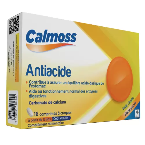 VITAL CALMOSS ANTIACIDE 16 COMPRIMES