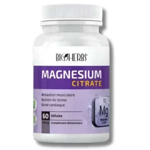 BIOHERBS MAGNESIUM CITRATE 60 GELULES