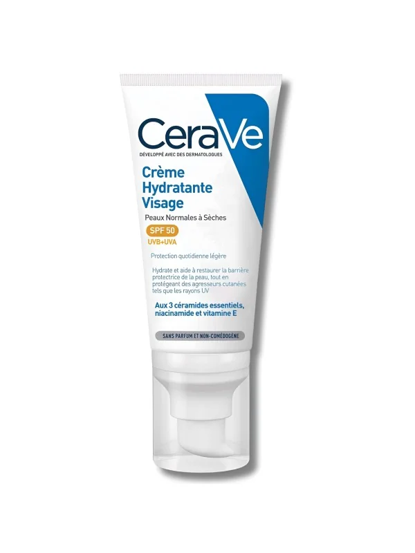 CERAVE CREME HYDRATANTE VISAGE SPF50 52ML