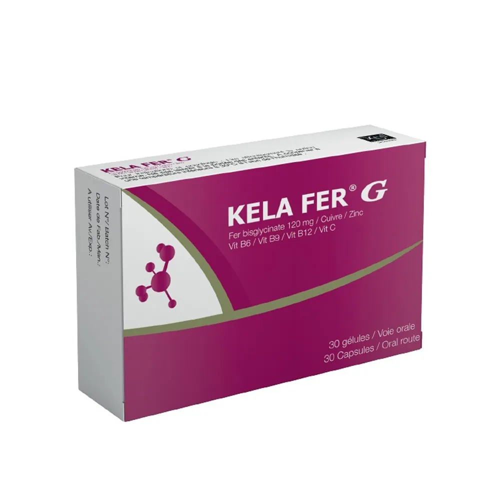 XEN KELA FER G 30 GELULES