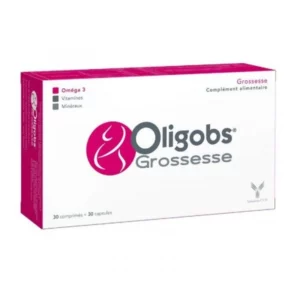 OLIGOBS Grossesse 30 Comprimés+30 Capsules Complément Alimentaire Désir de Grossesse