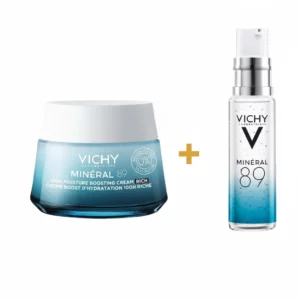 VICHY MINERAL 89 CREME HYDRATANTE RICHE 50 ML+MINERAL BOOSTER 89 SERUM 10ML (OFFERT)