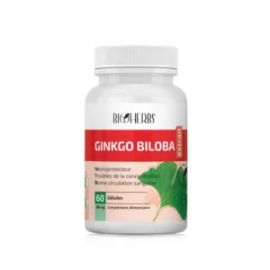 BIOHERBS GINKGO BILOBA EXTRAIT 60 GELULES