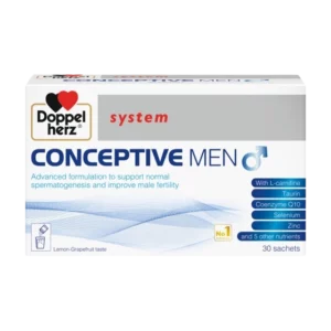 DOPPEL HERZ CONCEPTIVE POUDRE DE SUPPLEMENT DE VITAMINES POUR HOMMES 30 SACHETS AKTIV DOPPEL HERZ CONCEPTIVE POUDRE DE SUPPLEMENT DE VITAMINES POUR HOMMES 30 SACHETS
