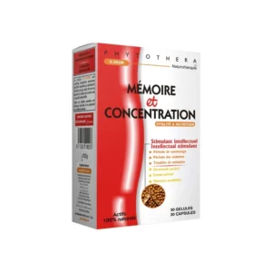 VITAL PHYTOTHERA MEMOIRE & CONCENTRATION 30 GELULES