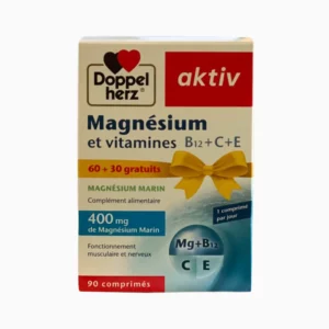 AKTIV MAGNESIUM VITAMINES C+E 60 COMPRIMES+30 COMPRIMES (OFFERT)