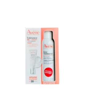 AVENE COFFRET TOLERANCE CONTROLE CREME APAISANTE RESTAURATRICE 40ML+EAU THERMALE 150ML (OFFERT)