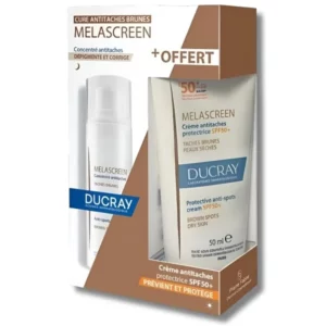 DUCRAY PACK MELASCREEN CONCENTRE ANTI TACHES 30ML+MELASCREEN ECRAN FLUIDE ANTI TACHE SPF50+50ML (OFFERT)