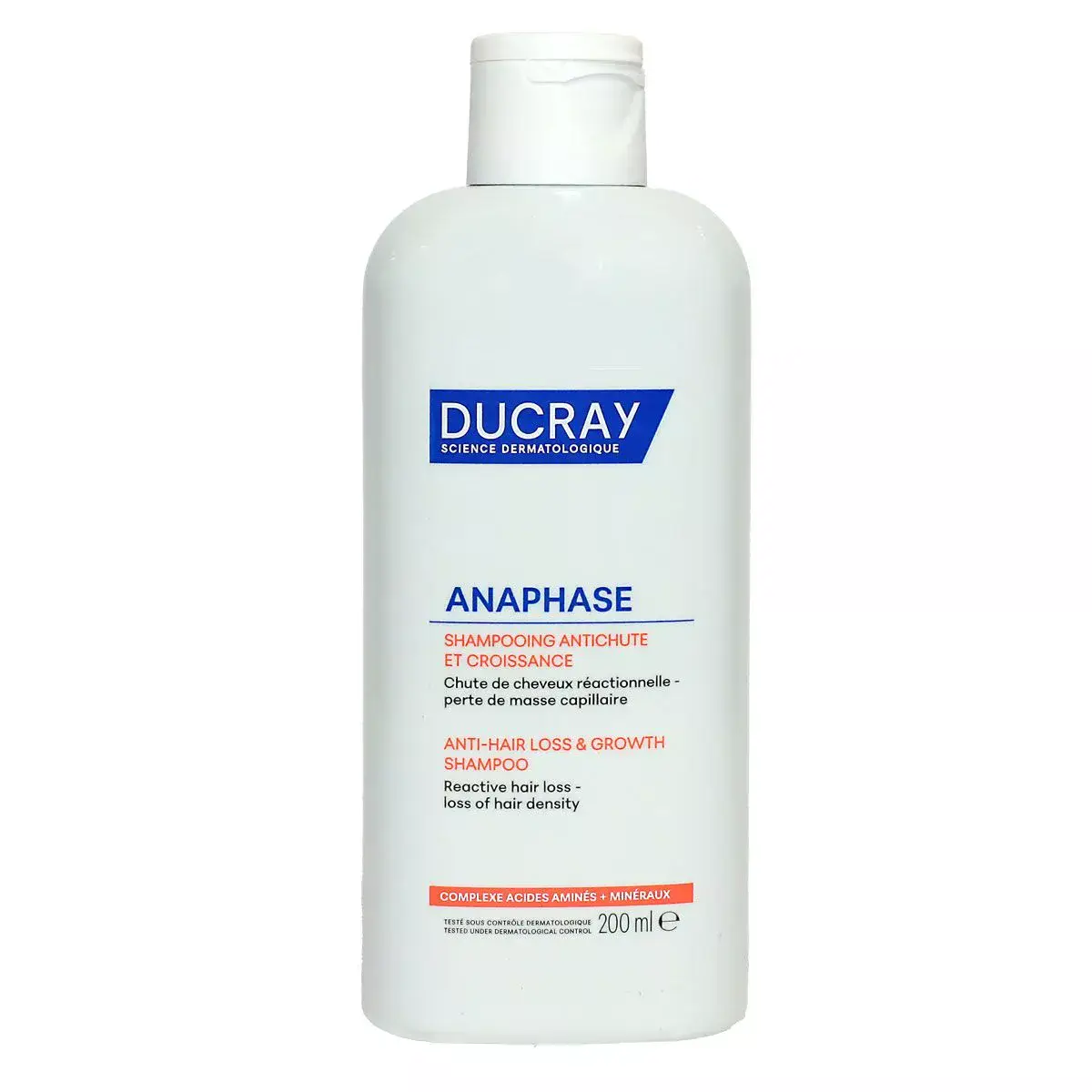 DUCRAY ANAPHASE SHAMPOING ANTI CHUTE ET CROISSANCE 200ML (CHUTE REACTIONNELLE)